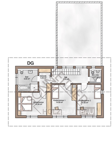 Concept-Haus Casa Vita Grundriss