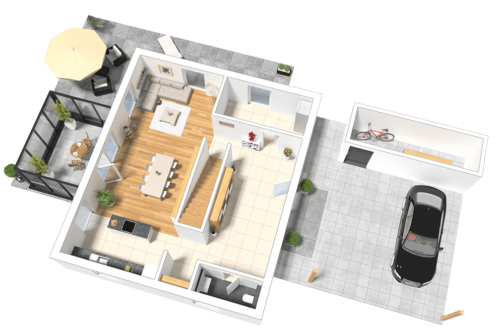 Concept-Haus Casa Pura Grundriss