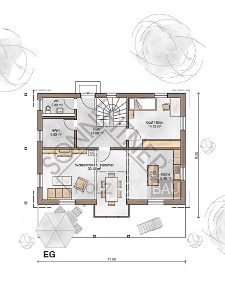Concept-Haus Casa Sole Grundriss