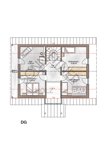 Concept-Haus Casa Sole Grundriss