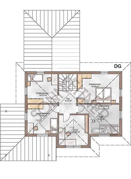 Concept-Haus Casa Toska Grundriss