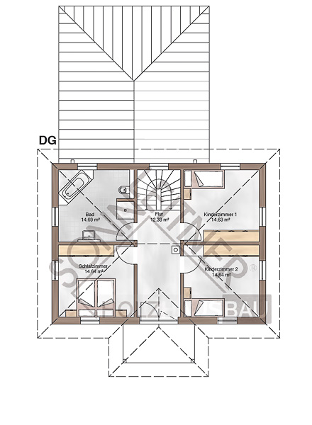 Concept-Haus Casa Toska Grundriss