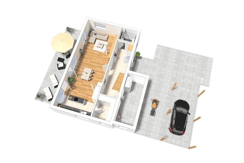 Concept-Haus Casa Vita Grundriss